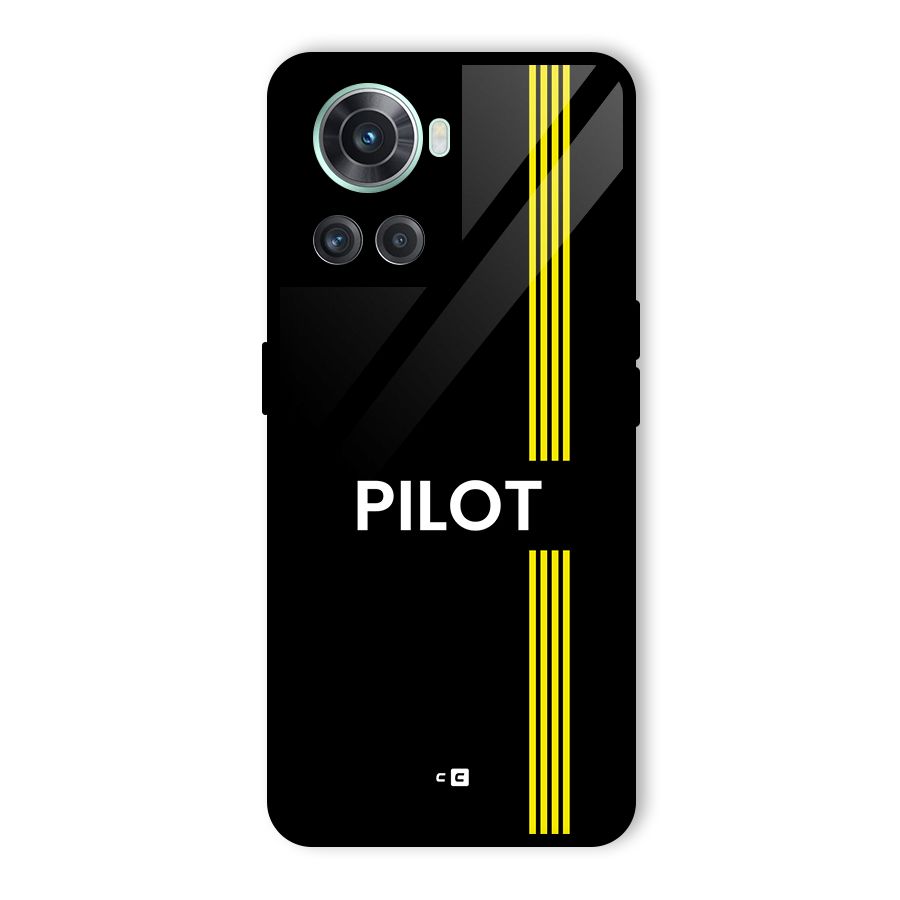 Pilot Stripes Glass Back Case for OnePlus 10R