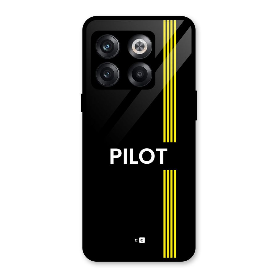 Pilot Stripes Glass Back Case for OnePlus 10T