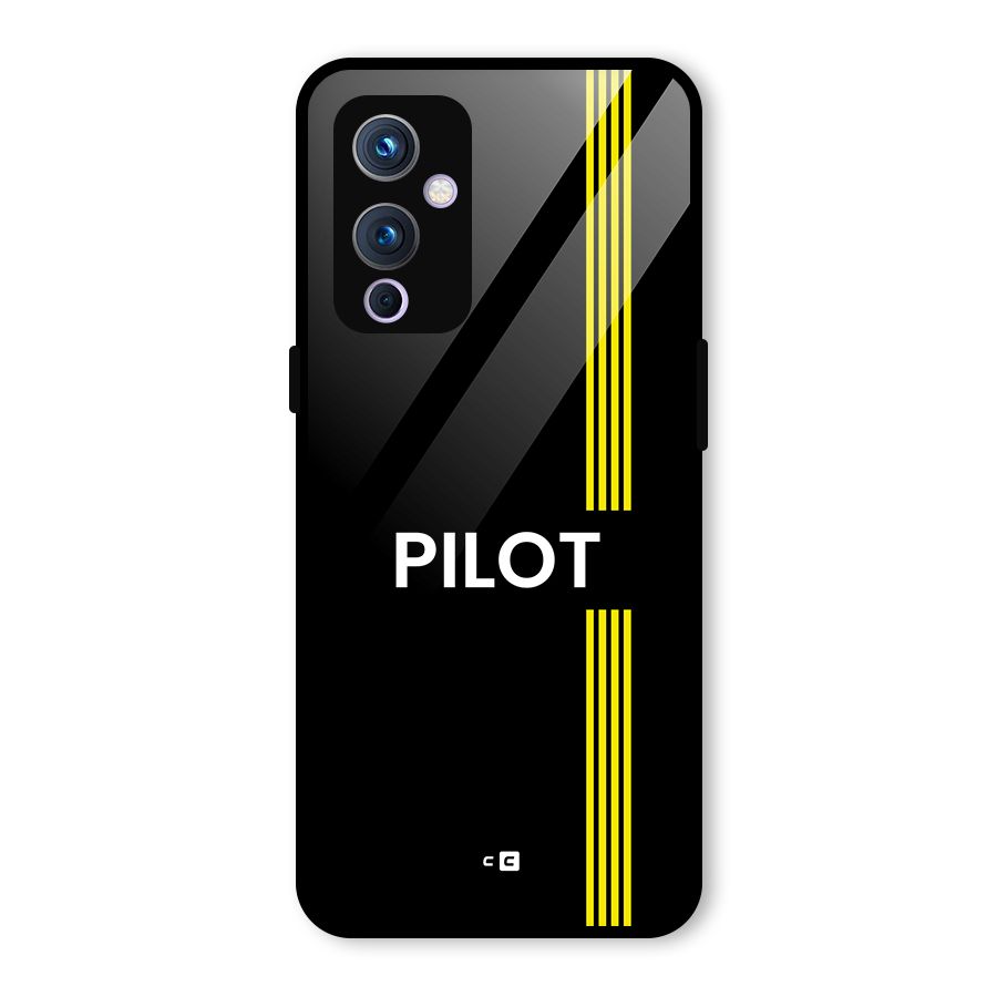 Pilot Stripes Glass Back Case for OnePlus 9