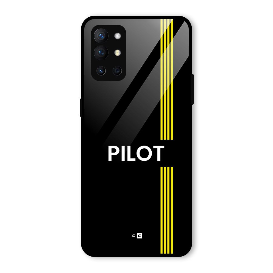 Pilot Stripes Glass Back Case for OnePlus 9R