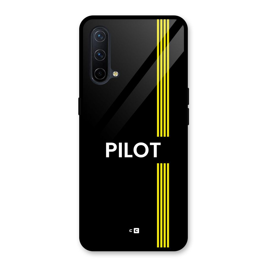 Pilot Stripes Glass Back Case for OnePlus Nord CE 5G