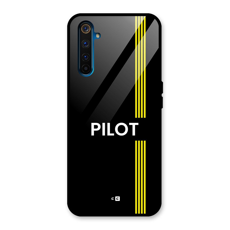 Pilot Stripes Glass Back Case for Realme 6 Pro