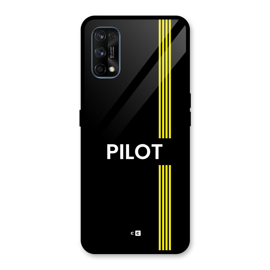 Pilot Stripes Glass Back Case for Realme 7 Pro