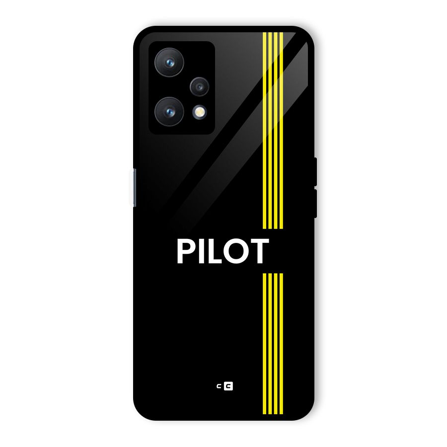 Pilot Stripes Glass Back Case for Realme 9 Pro 5G