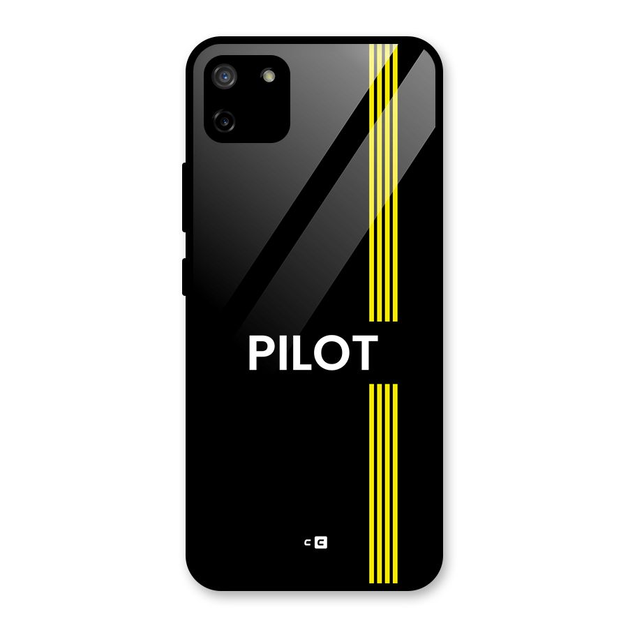 Pilot Stripes Glass Back Case for Realme C11