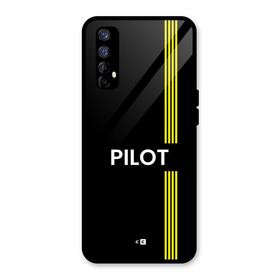 Pilot Stripes Glass Back Case for Realme Narzo 20 Pro
