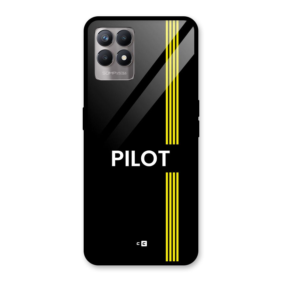 Pilot Stripes Glass Back Case for Realme Narzo 50
