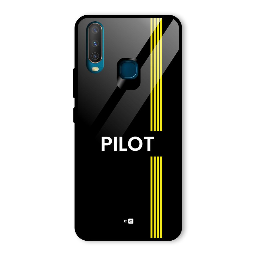 Pilot Stripes Glass Back Case for Vivo U10