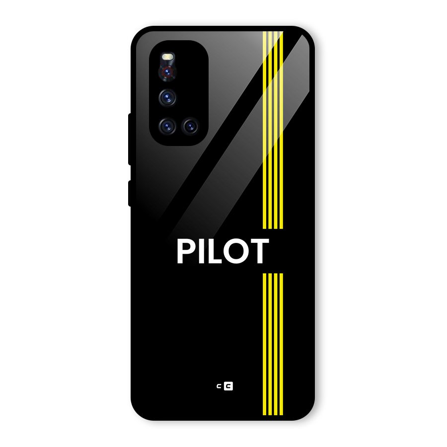 Pilot Stripes Glass Back Case for Vivo V19
