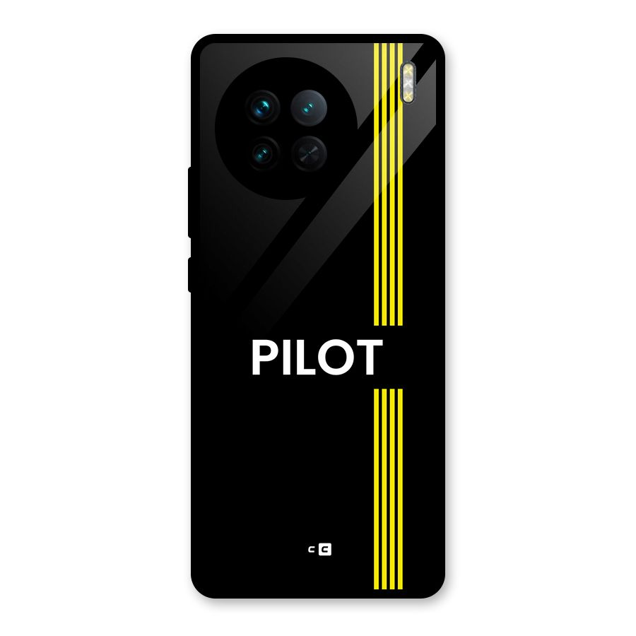 Pilot Stripes Glass Back Case for Vivo X90
