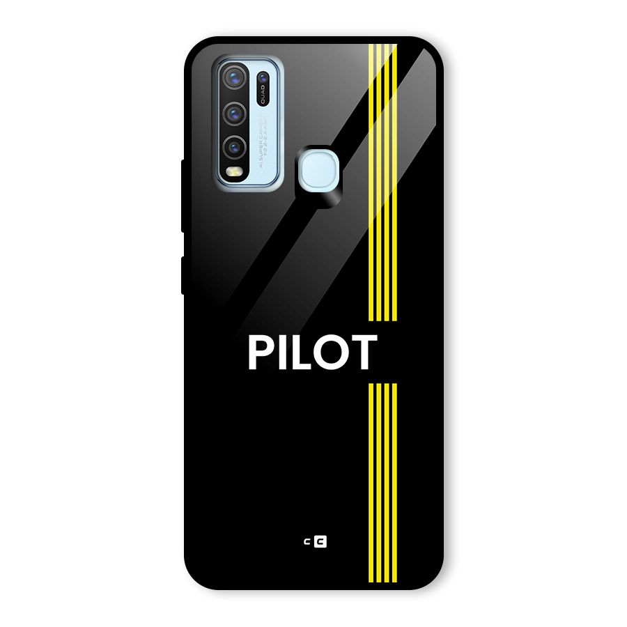 Pilot Stripes Glass Back Case for Vivo Y50