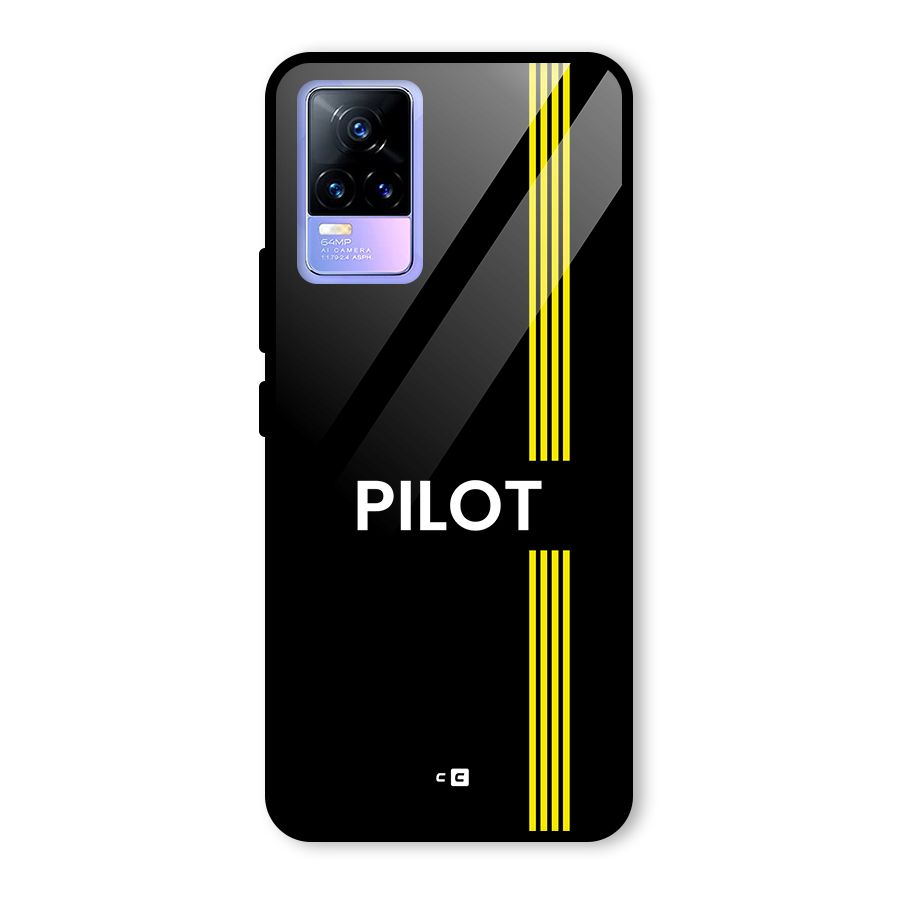 Pilot Stripes Glass Back Case for Vivo Y73