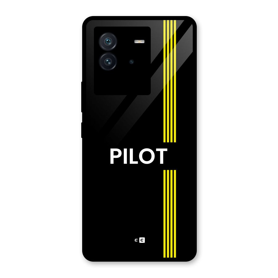 Pilot Stripes Glass Back Case for Vivo iQOO Neo 6 5G