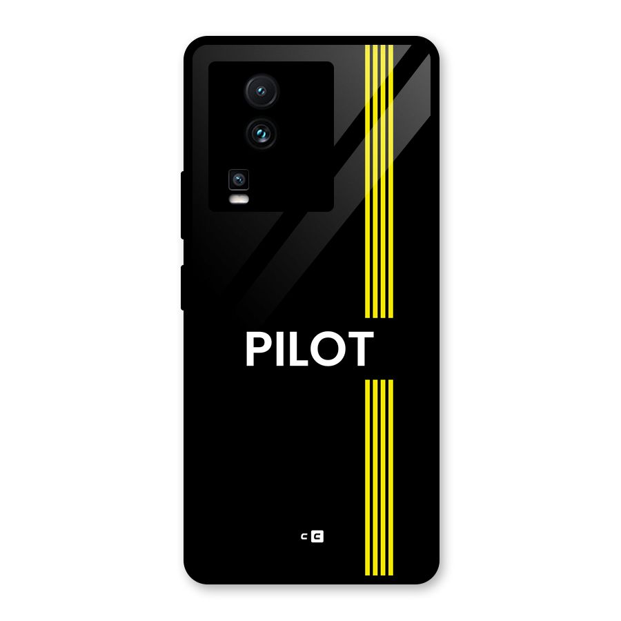 Pilot Stripes Glass Back Case for Vivo iQOO Neo 7 Pro