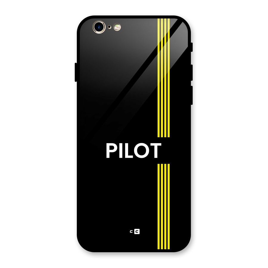 Pilot Stripes Glass Back Case for iPhone 6 6S
