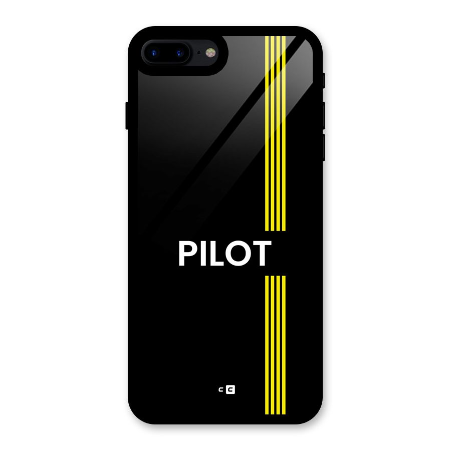 Pilot Stripes Glass Back Case for iPhone 8 Plus