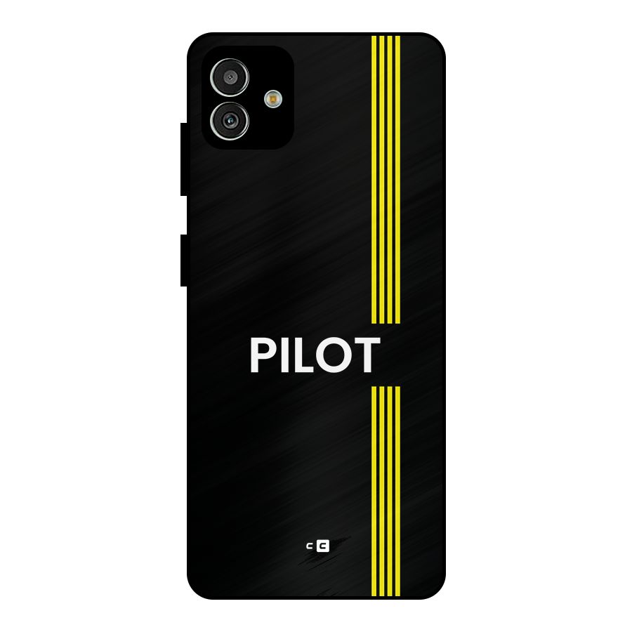 Pilot Stripes Metal Back Case for Galaxy M13 5G