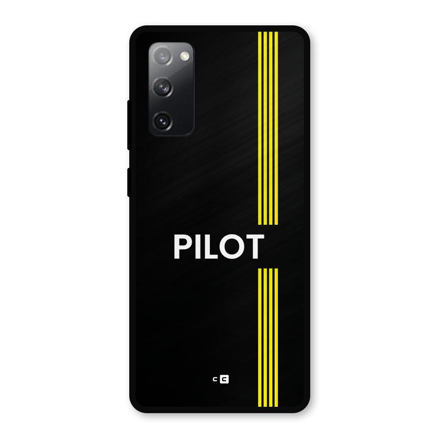 Pilot Stripes Metal Back Case for Galaxy S20 FE 5G