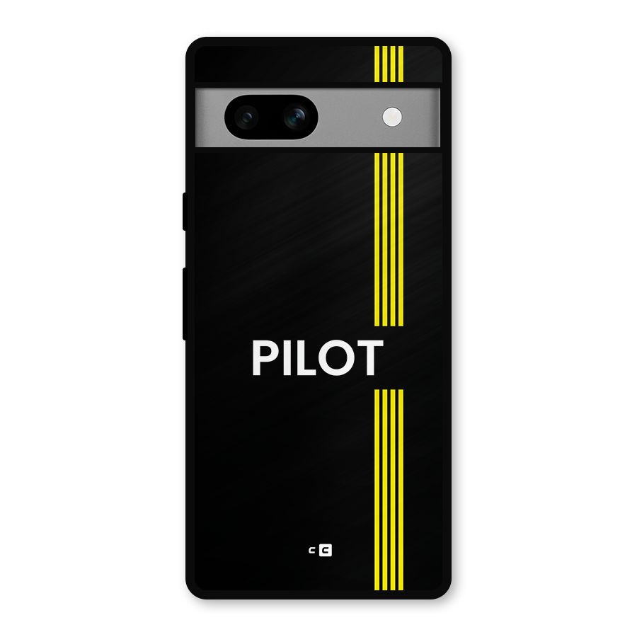 Pilot Stripes Metal Back Case for Google Pixel 7a