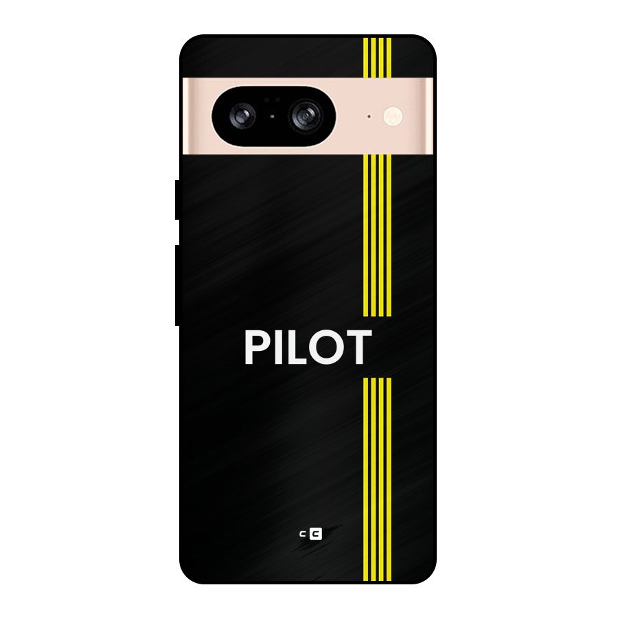Pilot Stripes Metal Back Case for Google Pixel 8