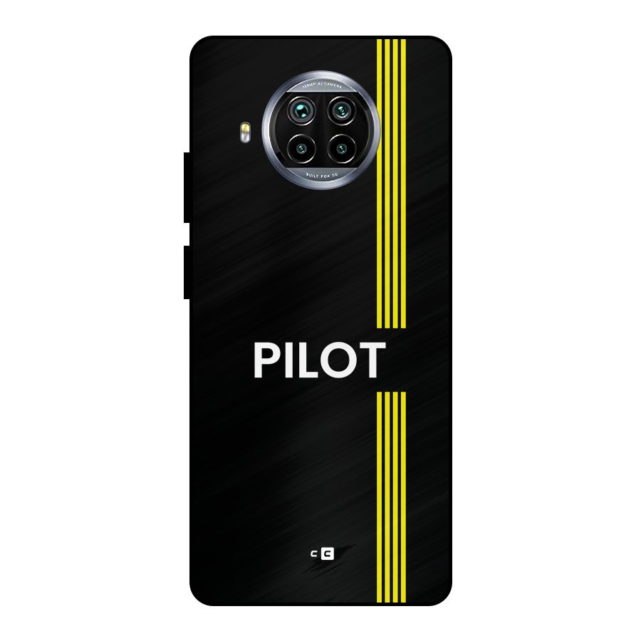 Pilot Stripes Metal Back Case for Mi 10i