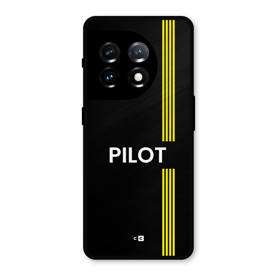 Pilot Stripes Metal Back Case for OnePlus 11