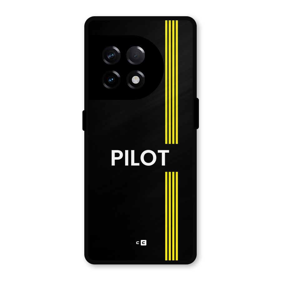 Pilot Stripes Metal Back Case for OnePlus 11R