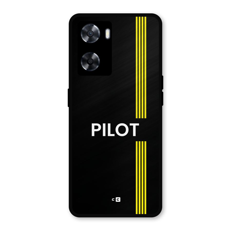 Pilot Stripes Metal Back Case for OnePlus Nord N20 SE