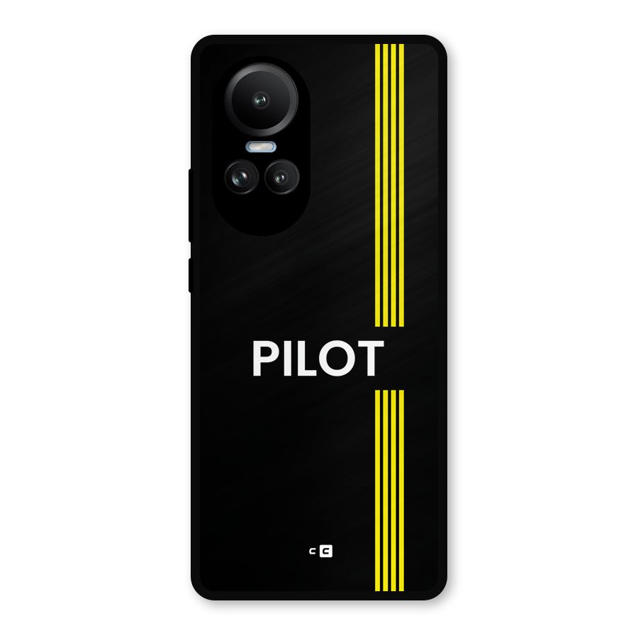 Pilot Stripes Metal Back Case for Oppo Reno10