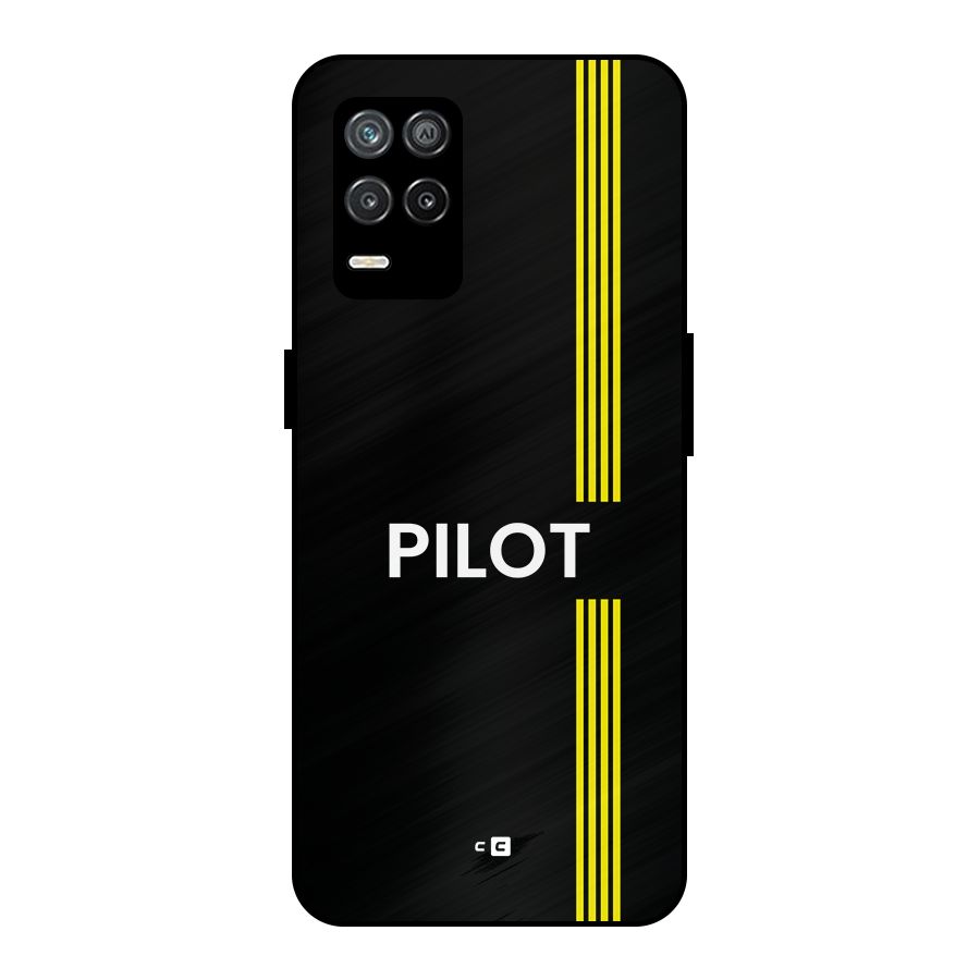 Pilot Stripes Metal Back Case for Realme 8 5G
