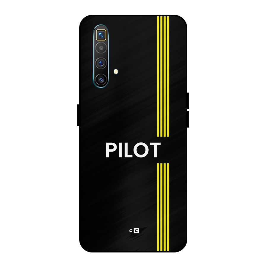 Pilot Stripes Metal Back Case for Realme X3