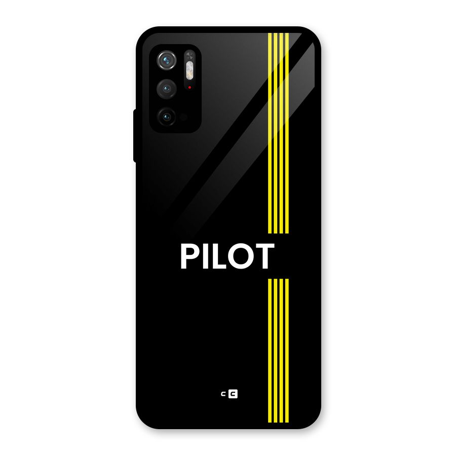 Pilot Stripes Metal Back Case for Redmi Note 10T 5G