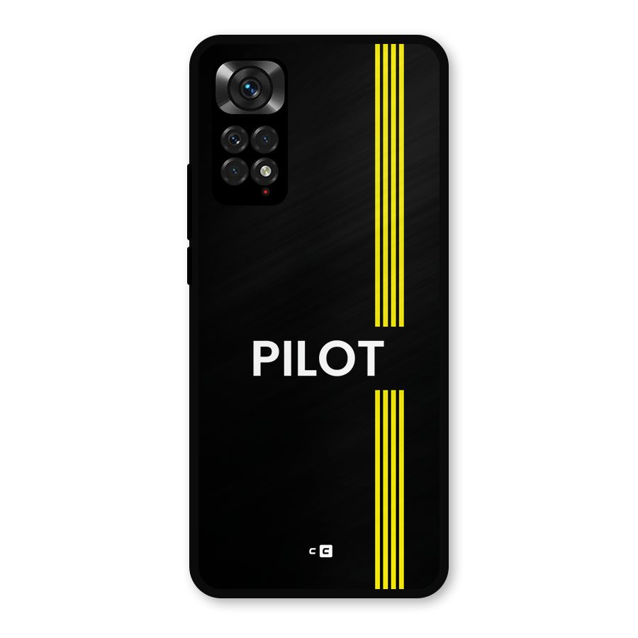 Pilot Stripes Metal Back Case for Redmi Note 11s