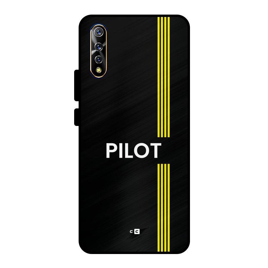 Pilot Stripes Metal Back Case for Vivo S1