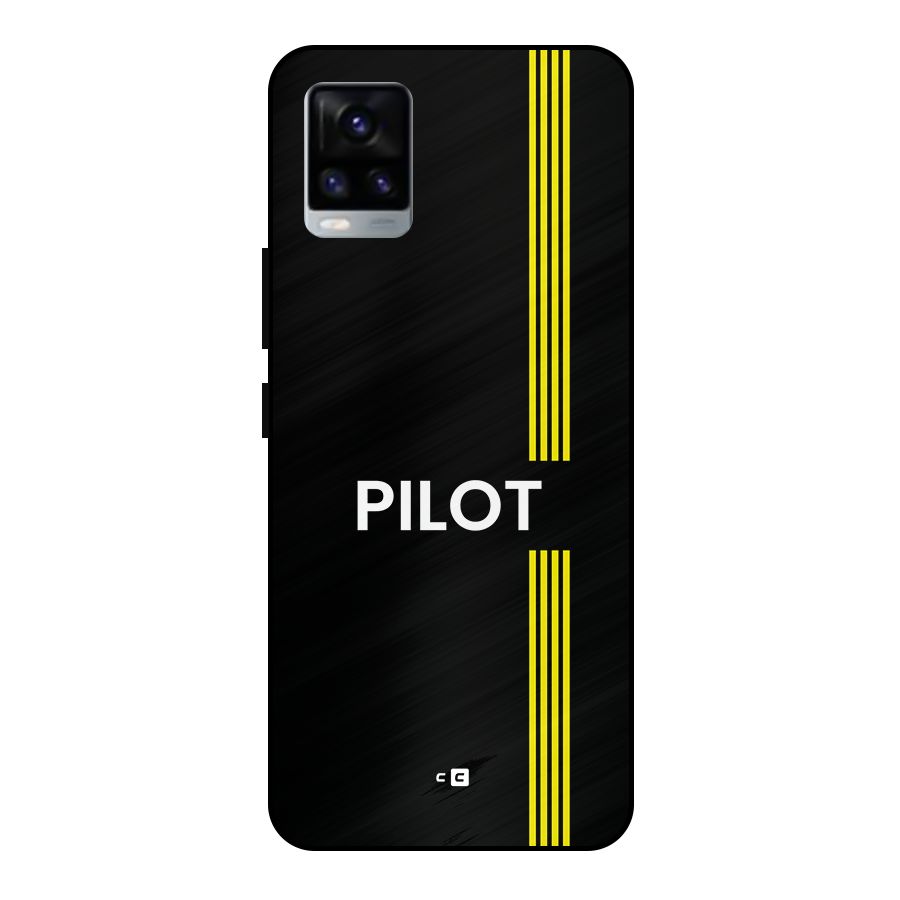 Pilot Stripes Metal Back Case for Vivo V20
