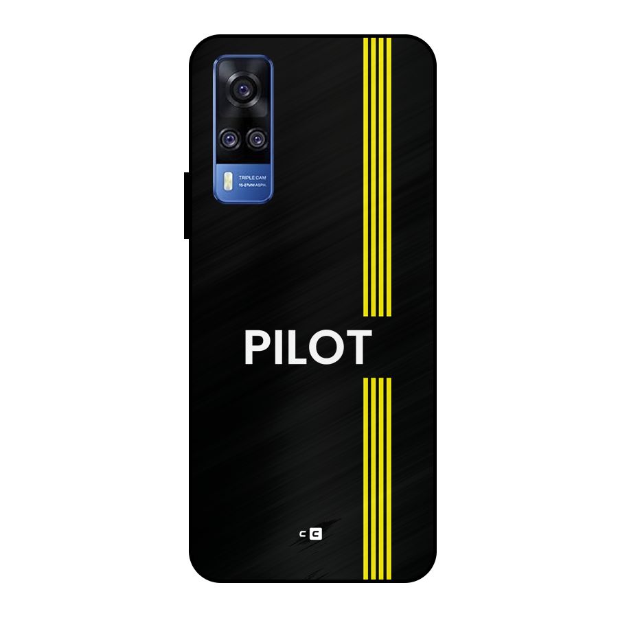Pilot Stripes Metal Back Case for Vivo Y51