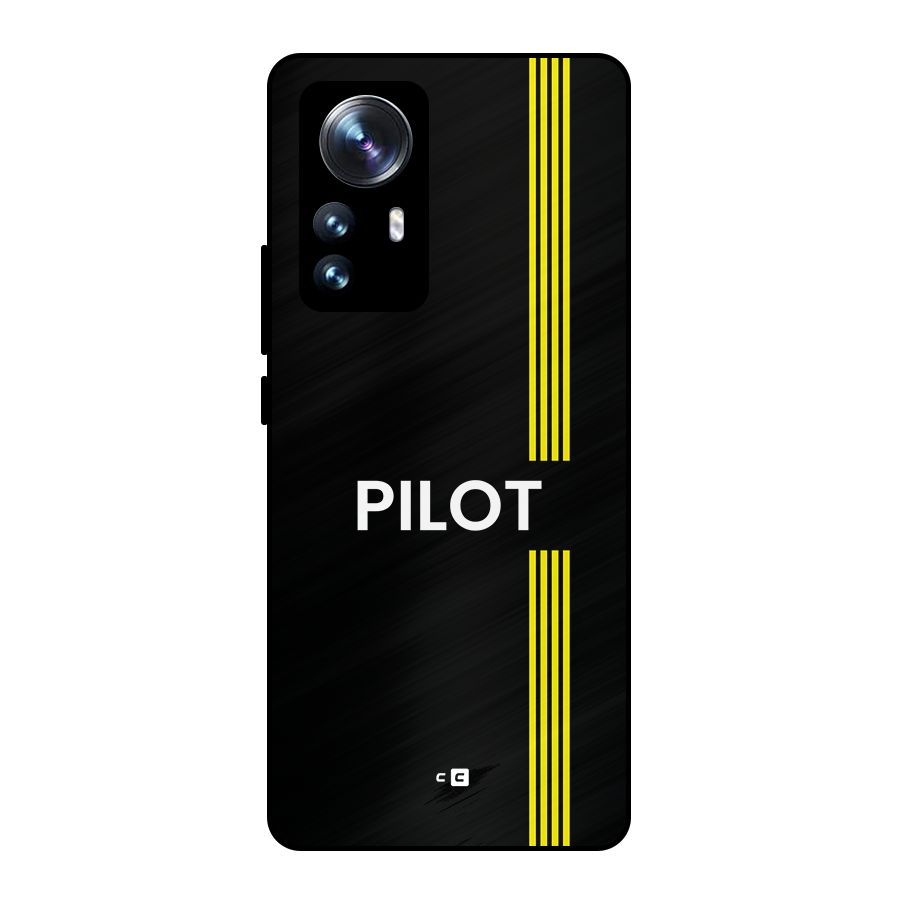 Pilot Stripes Metal Back Case for Xiaomi 12 Pro