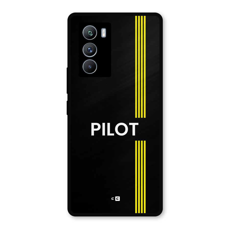 Pilot Stripes Metal Back Case for iQOO 9 SE
