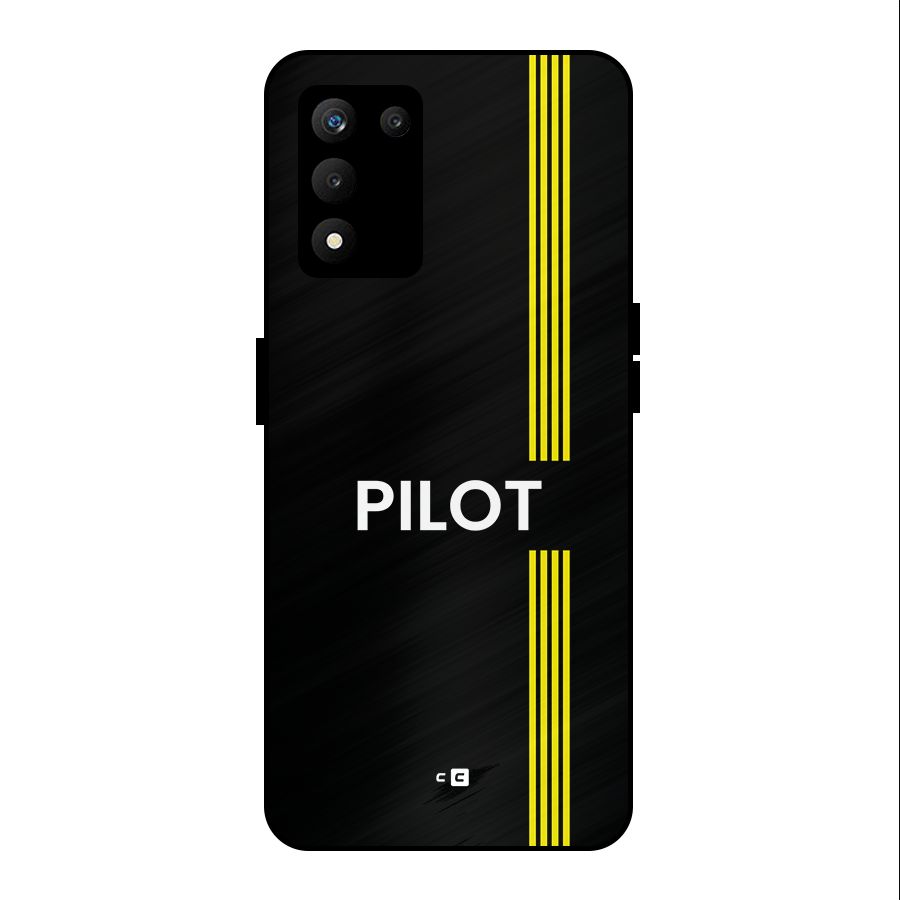 Pilot Stripes Metal Back Case for realme 9 5G SE