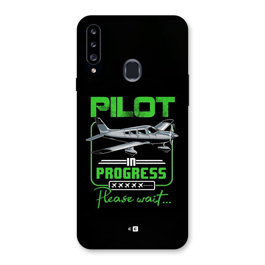 Pilot in Progress Back Case for Galaxy A20s