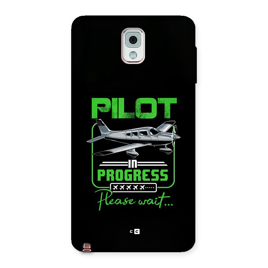 Pilot in Progress Back Case for Galaxy Note 3