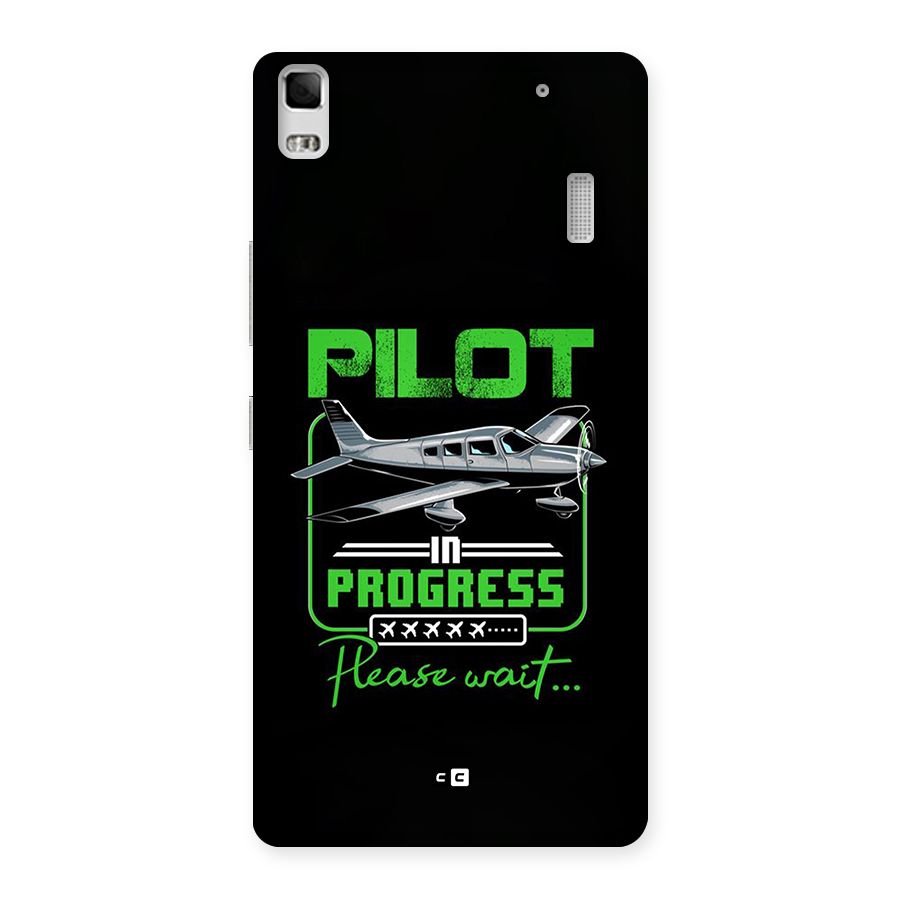 Pilot in Progress Back Case for Lenovo K3 Note