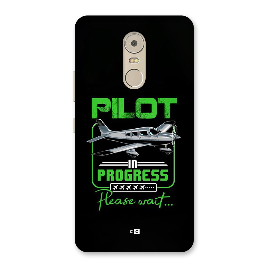 Pilot in Progress Back Case for Lenovo K6 Note