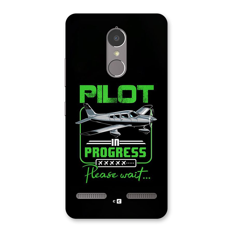 Pilot in Progress Back Case for Lenovo K6 Power