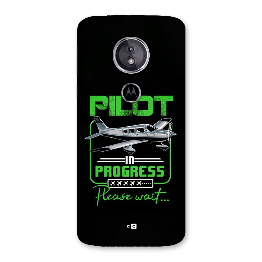 Pilot in Progress Back Case for Moto E5