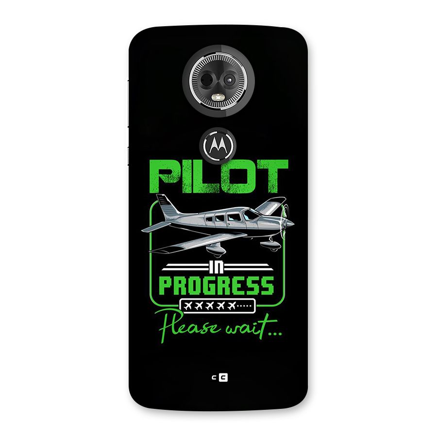 Pilot in Progress Back Case for Moto E5 Plus