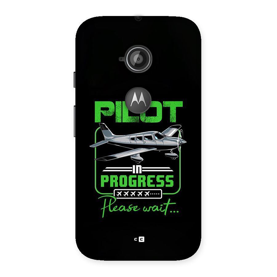 Pilot in Progress Back Case for Moto E 2nd Gen