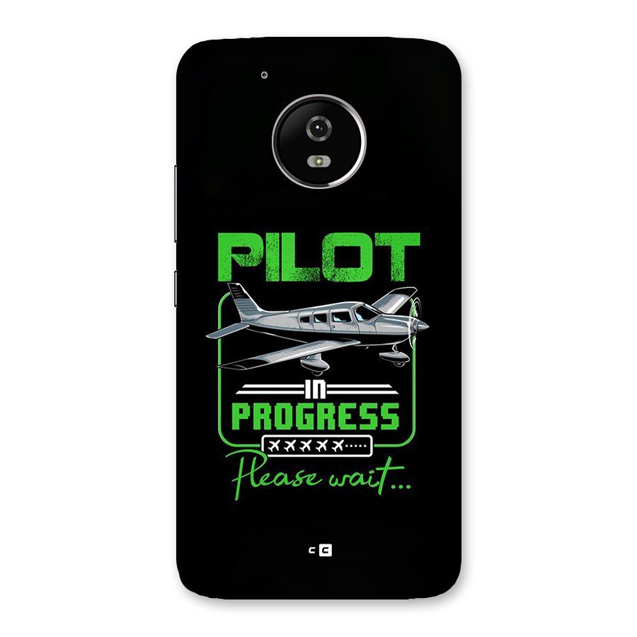 Pilot in Progress Back Case for Moto G5