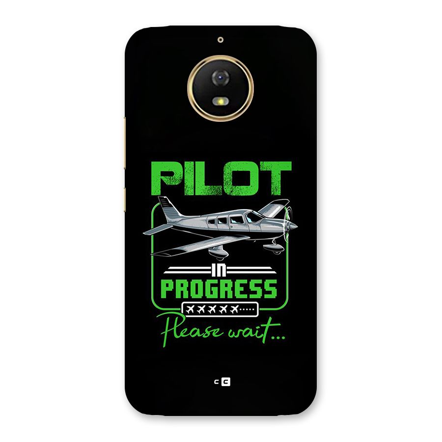 Pilot in Progress Back Case for Moto G5s