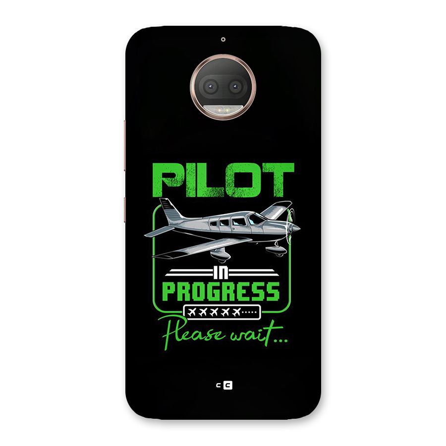 Pilot in Progress Back Case for Moto G5s Plus